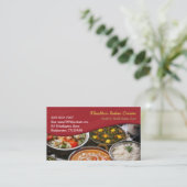 インディアン料理の名刺 名刺 (スタンド正面)