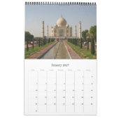 インディアン旅行2026 カレンダー (1月 2027)