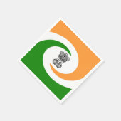 インディアン旗 スタンダードカクテルナプキン (角)