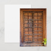 インディアン木製ドア (正面/裏面)