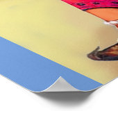 インディアン村の女性ポスターデザイン ポスター (角)