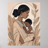インディアン母子 ポスター (正面)