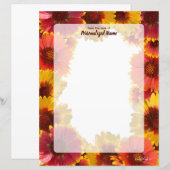 インディアン毛布フレーム未整列紙シート (正面/裏面)