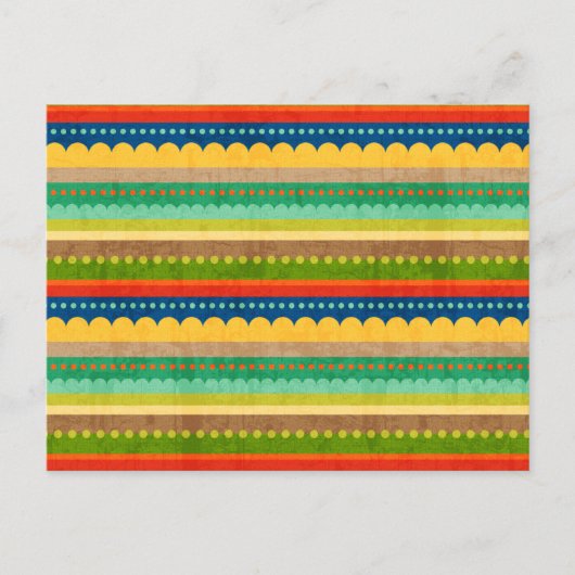 インディアン毛布 ポストカード (正面)
