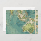 インディアン海ケーブル、ワイヤレスステーション ポストカード (正面/裏面)