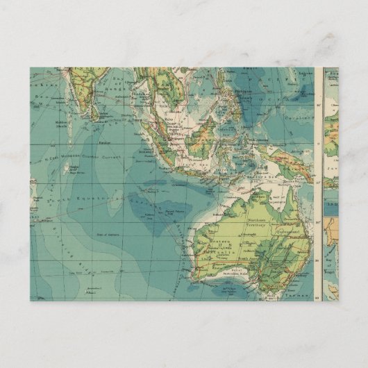 インディアン海ケーブル、ワイヤレスステーション ポストカード (正面)