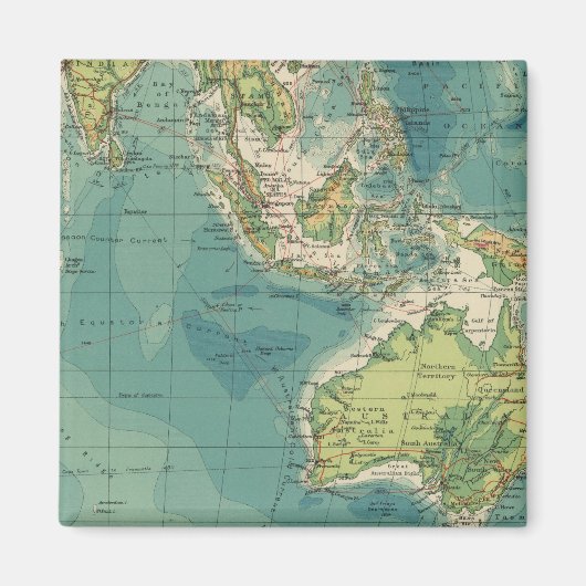 インディアン海ケーブル、ワイヤレスステーション マグネット (正面)