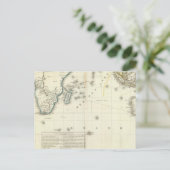 インディアン海地図 ポストカード (スタンド正面)