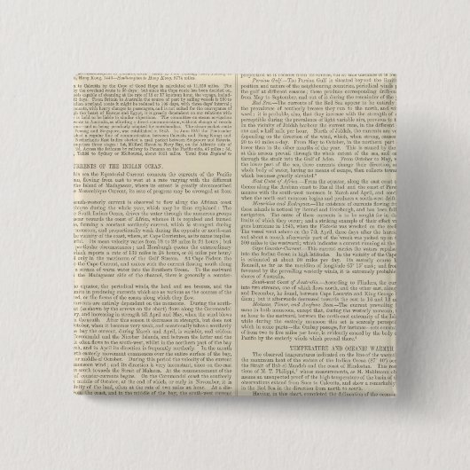 インディアン海続き 缶バッジ (正面)