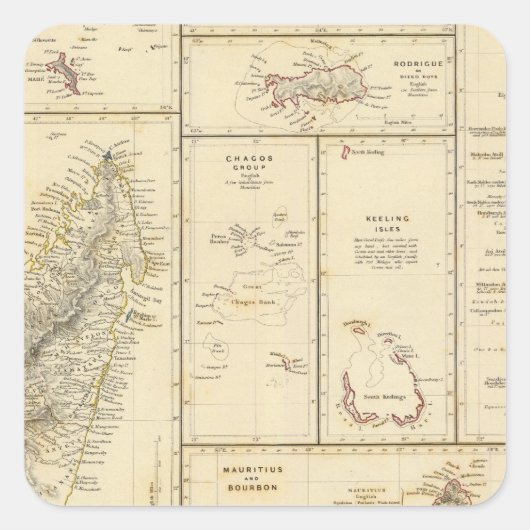 インディアン海諸島 スクエアシール (正面)