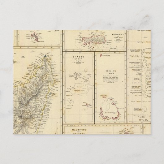 インディアン海諸島 ポストカード (正面)