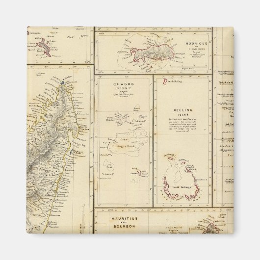 インディアン海諸島 マグネット (正面)