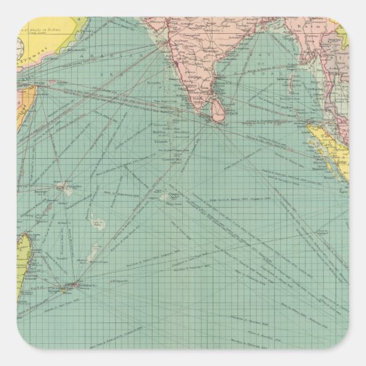 インディアン海3 スクエアシール (正面)
