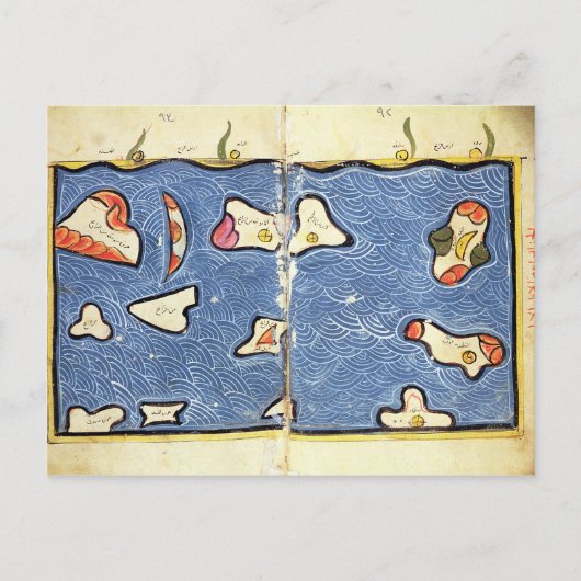 インディアン海、アトラス ポストカード (正面)