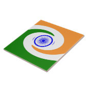 インディアン渦巻旗 タイル (側面)