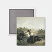 インディアン狩りBison、プレート31からボリューム2 マグネット (正面/裏面)