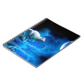 インディアン狼と満月 ノートブック (左側)