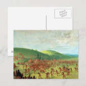 インディアン球技 ポストカード (正面/裏面)