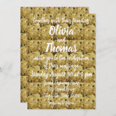 インディアン甘いごまラドゥ甘結婚食 招待状 (正面/裏面)