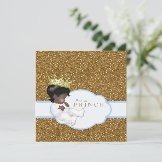 インディアン男の赤ちゃんシャワー 招待状 (スタンド正面)