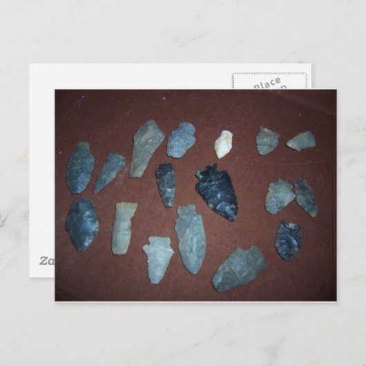 インディアン矢印のセット ポストカード (正面/裏面)