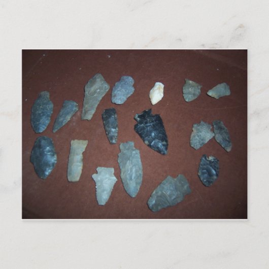 インディアン矢印のセット ポストカード (正面)