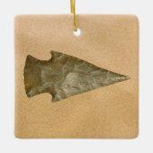 インディアン矢印クリスマス飾り セラミックオーナメント (正面)