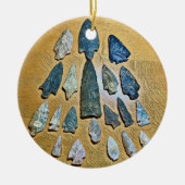 インディアン矢印 セラミックオーナメント (正面)