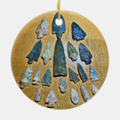 インディアン矢印 セラミックオーナメント (裏面)