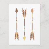 インディアン矢印 ポストカード (正面)