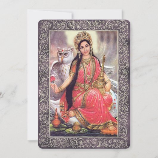 インディアン神/女神 – 招待状カード 招待状 (正面)