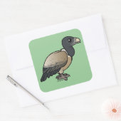 インディアン禿頭 スクエアシール (封筒)