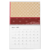 インディアン素晴らしの結婚ドレスにエクスキが飾られている カレンダー (3月 2027)