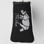 インディアン素晴らしサイRhinoの名前 ゴルフヘッドカバー (回転90)