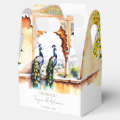 インディアン結婚のピーコックジャイプールパレスカスタムの恩恵 フェイバーボックス (オープン)