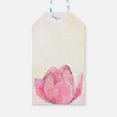 インディアン結婚のロータスブライダル感謝していカップルお気に入り ギフトタグ (裏面)