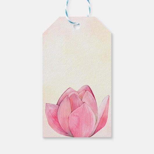 インディアン結婚のロータスブライダル感謝していカップルお気に入り ギフトタグ (裏面)