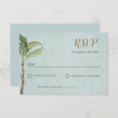 インディアン結婚の応答カード 出欠カード (正面/裏面)