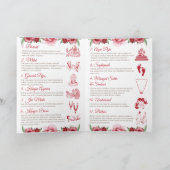 インディアン結婚の旅程とヒンズー結婚式 プログラム (内部)