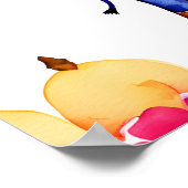 インディアン結婚の華美ゾウ歓迎サイン ポスター (角)