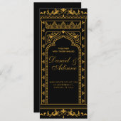 インディアン結婚の 招待状 (正面/裏面)