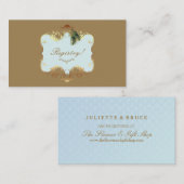 インディアン結婚のII – レジストリカード エンクロージャーカード (正面/裏面)