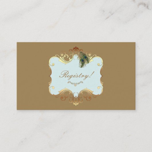 インディアン結婚のII – レジストリカード エンクロージャーカード (正面)