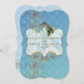 インディアン結婚のII -招待状カード 招待状 (正面/裏面)