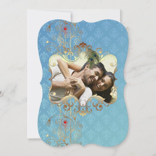 インディアン結婚のII - SaveTheDate Card セーブザデート (正面)