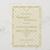 インディアン結婚のIII -婚約カード 招待状 (正面/裏面)