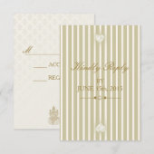 インディアン結婚のIII – 返信/返信カード 出欠カード (正面/裏面)