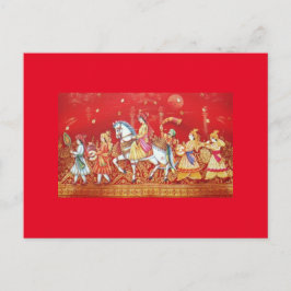 インディアン結婚カード ポストカード