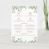 インディアン結婚ズガイドズグジャラート結婚式 プログラム (裏面)