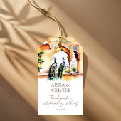 インディアン結婚ズピーコックジャイプール感謝していパレスユーザ ギフトタグ